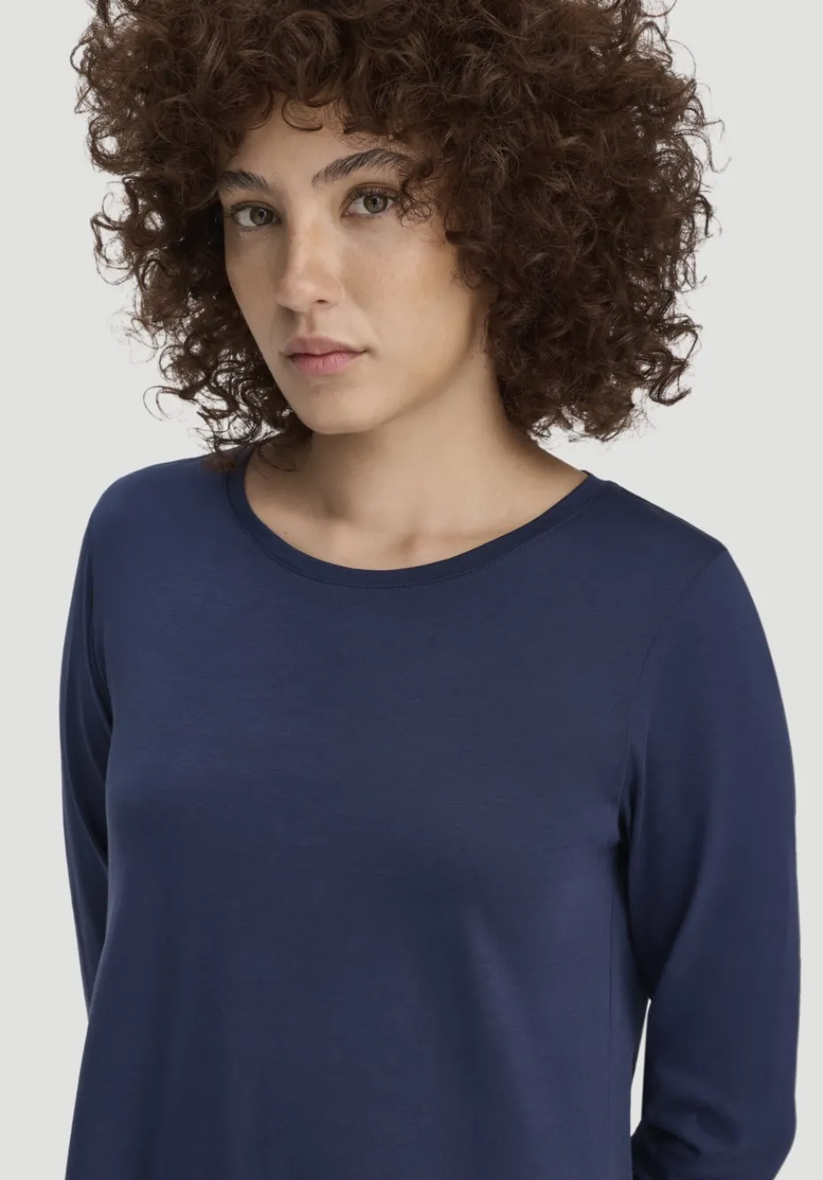 hessnatur Nachthemd PURE COTTON aus reiner Bio-Baumwolle von dunkelblau Online