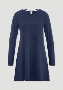 hessnatur Nachthemd PURE COTTON aus reiner Bio-Baumwolle von dunkelblau Online