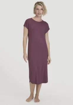 hessnatur Nachthemd PURE FLOW aus TENCEL™ Modal von brombeere Hot