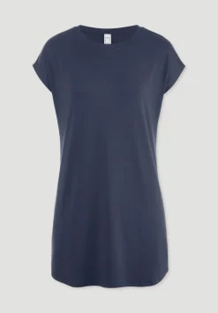 hessnatur Nachthemd Regular PURE FLOW aus TENCEL™ Modal von mitternachtsblau Sale