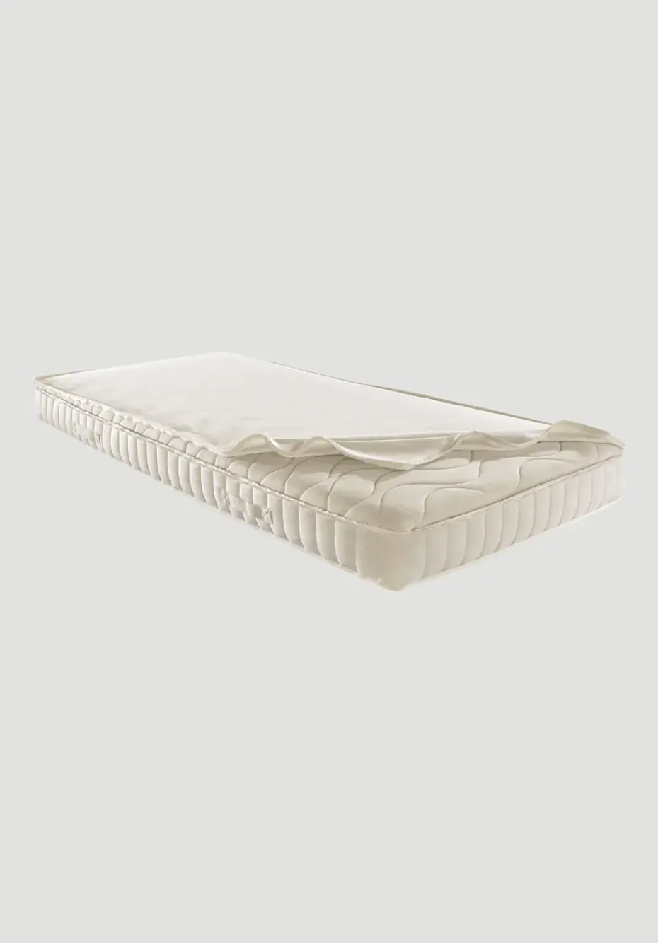 hessnatur Naturlatex-Matratze PREMIUM von Baumwolle gesteppt Hot