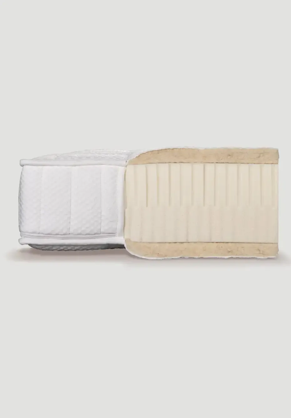 hessnatur Naturlatex-Matratze PREMIUM von Schurwolle gesteppt Outlet