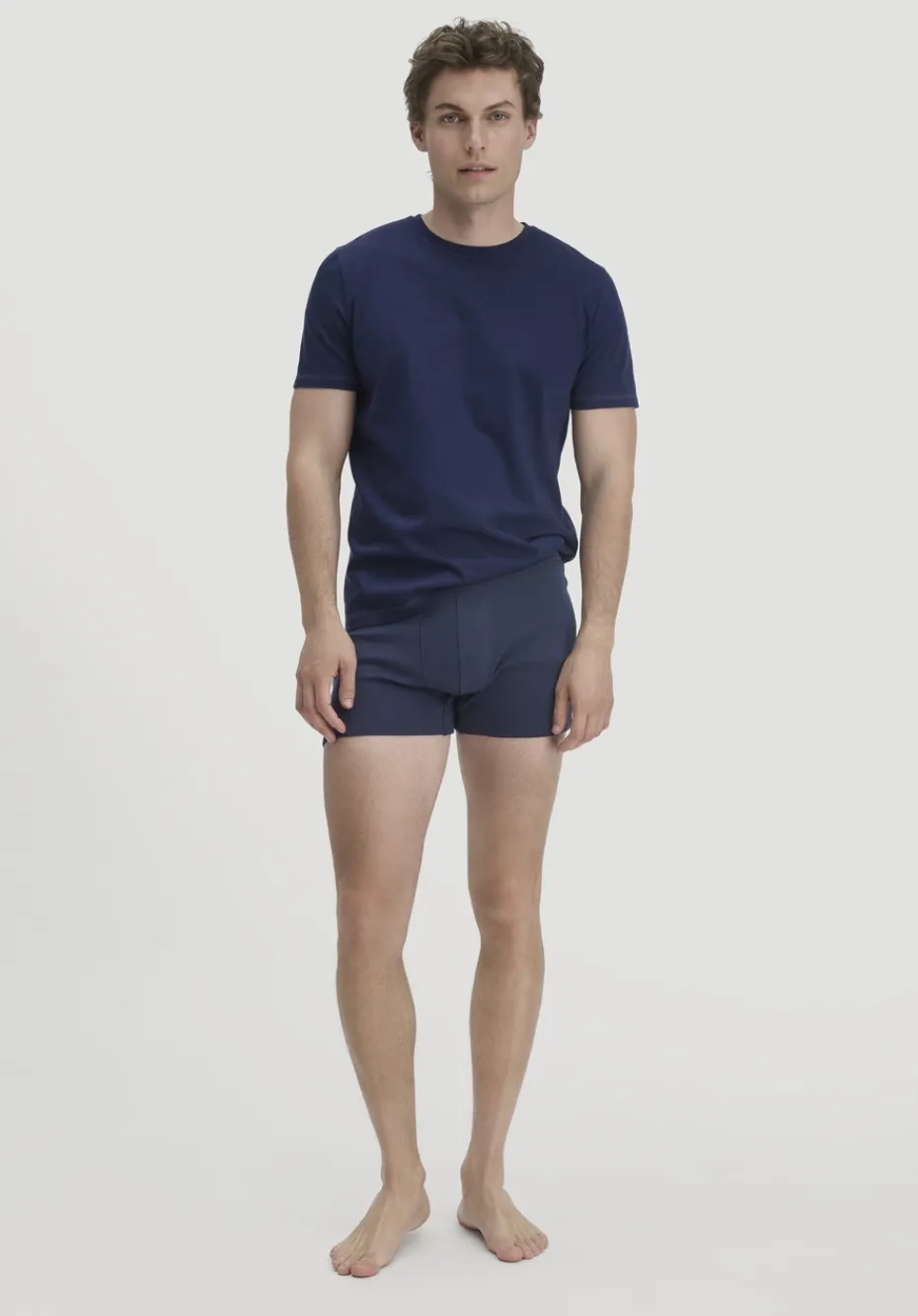 hessnatur Pants Regular Cut im 2er-Pack PURE NATURE aus reiner Bio-Baumwolle von dunkelblau Outlet
