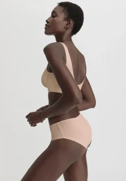 hessnatur Panty Regular Cut COTTON FEEL aus Bio-Baumwolle von puder Sale