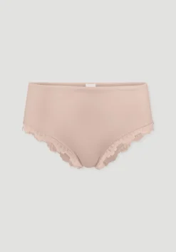 hessnatur Panty Spitze Regular Cut COTTON FEEL aus Bio-Baumwolle von puder Best