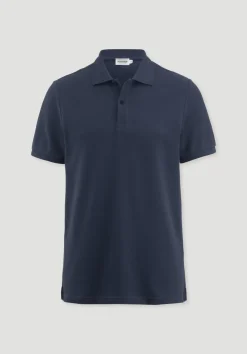hessnatur Piqué Polo Regular aus reiner Bio-Baumwolle von nachtblau Hot