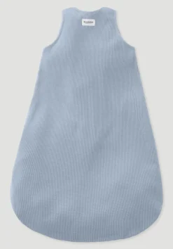 hessnatur Piqué Schlafsack aus reiner Bio-Baumwolle von helles jeansblau Sale