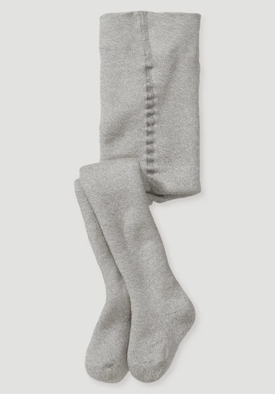hessnatur Plüsch Strumpfhose aus Bio-Baumwolle von grau Clearance