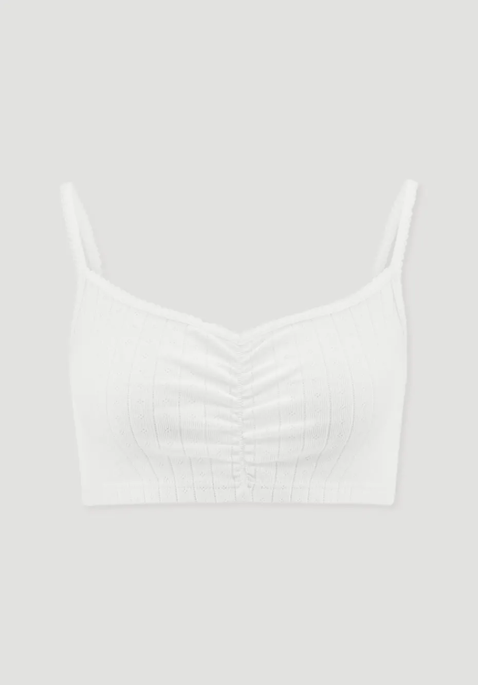 hessnatur Pointelle Bustier PURE COTTON aus reiner Bio-Baumwolle von naturweiss Online