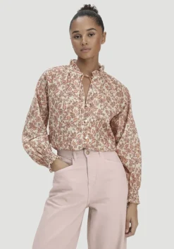 hessnatur Print Bluse Relaxed aus reiner Bio-Baumwolle von cocos Outlet