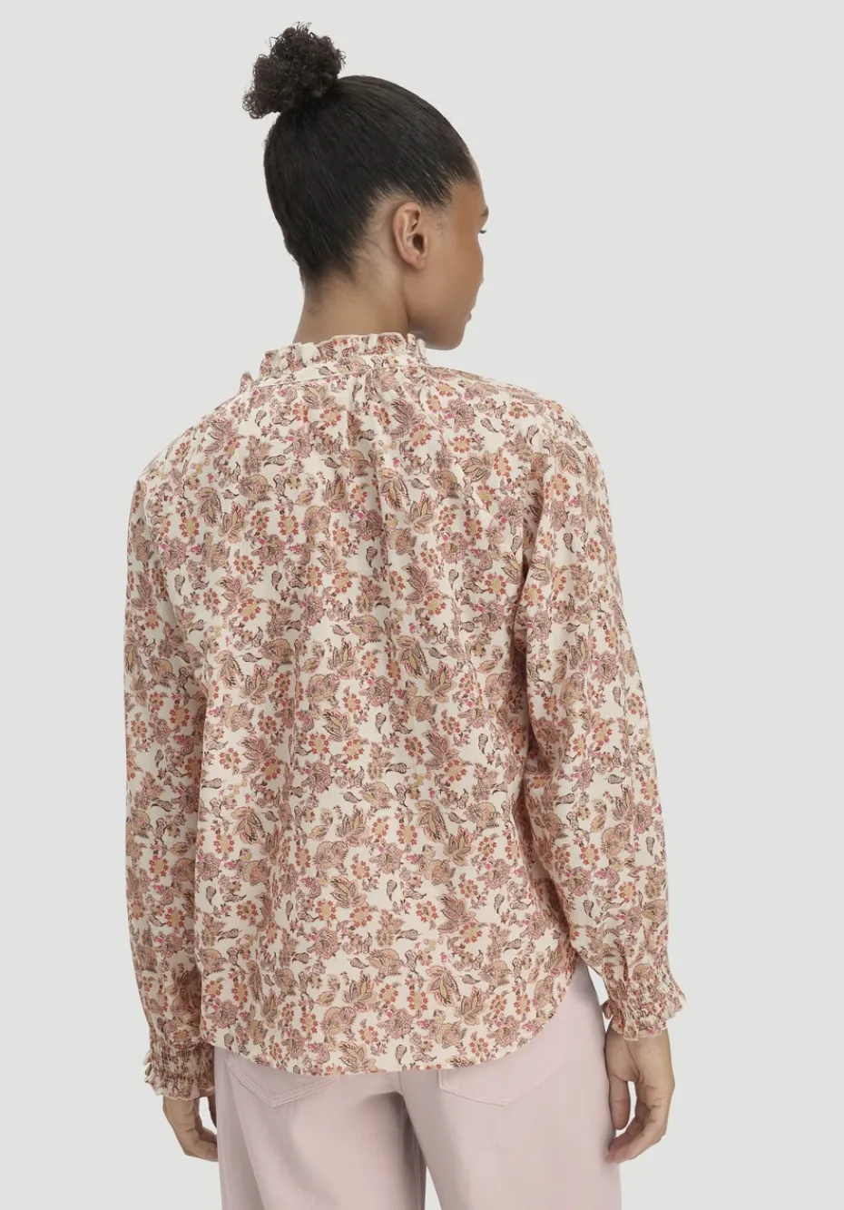 hessnatur Print Bluse Relaxed aus reiner Bio-Baumwolle von cocos Outlet
