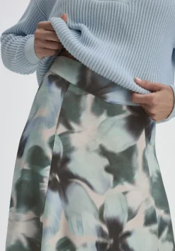 hessnatur Print Rock Midi aus LENZING™ ECOVERO™ Viskose von marine Sale
