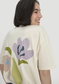 hessnatur Print T-Shirt Oversize aus reiner Bio-Baumwolle von natur Discount