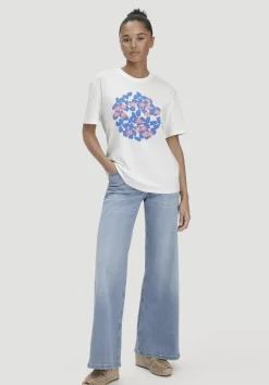 hessnatur Print T-Shirt Oversize LIV LEE aus reiner Bio-Baumwolle von kornblume Online