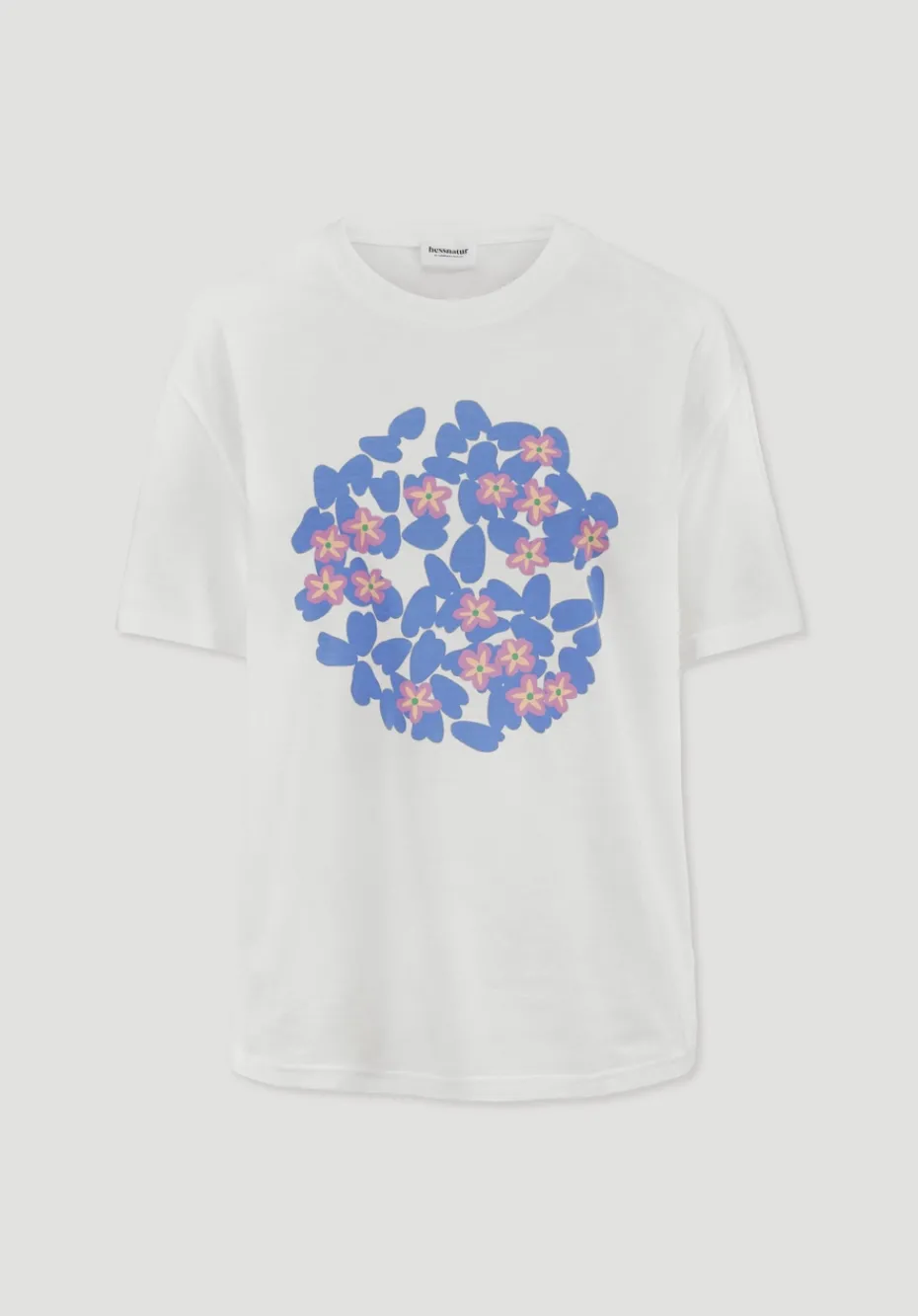 hessnatur Print T-Shirt Oversize LIV LEE aus reiner Bio-Baumwolle von kornblume Online
