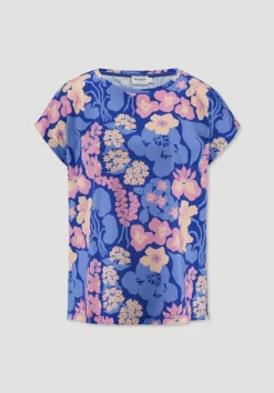 hessnatur Print T-Shirt Oversize LIV LEE aus reiner Bio-Baumwolle von kornblume