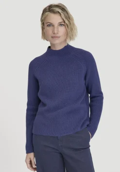 hessnatur Pullover Relaxed aus reiner Bio-Baumwolle von irisblau