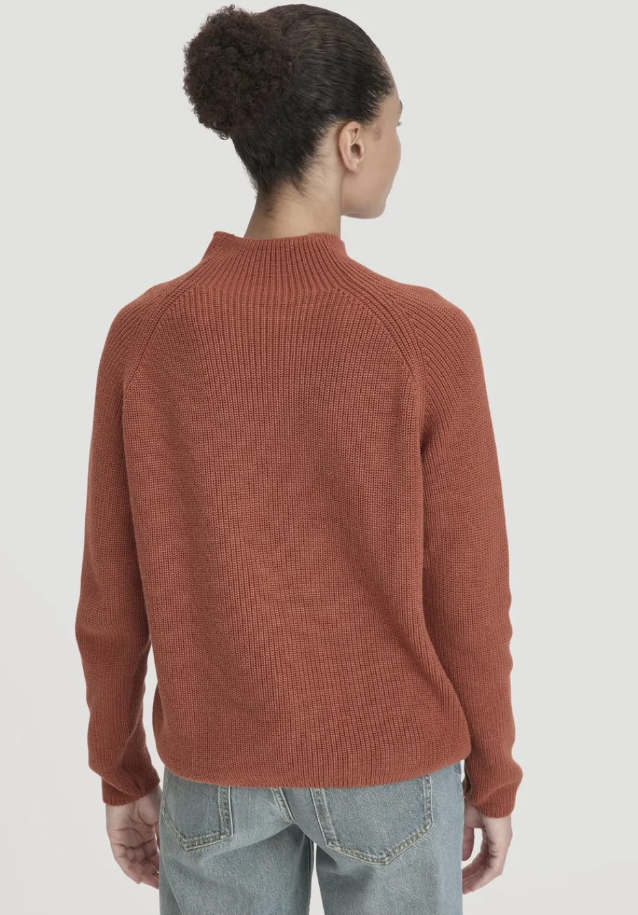 hessnatur Pullover Relaxed aus reiner Bio-Baumwolle von rost Outlet