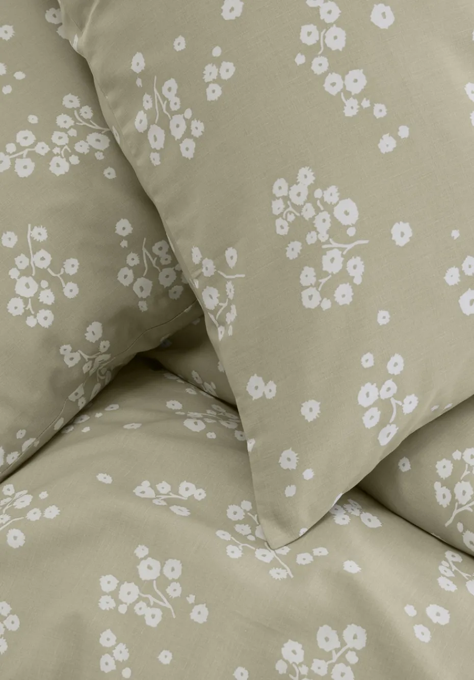 hessnatur Renforcé Bettwäsche Set HANAMI aus reiner Bio-Baumwolle von pastelloliv