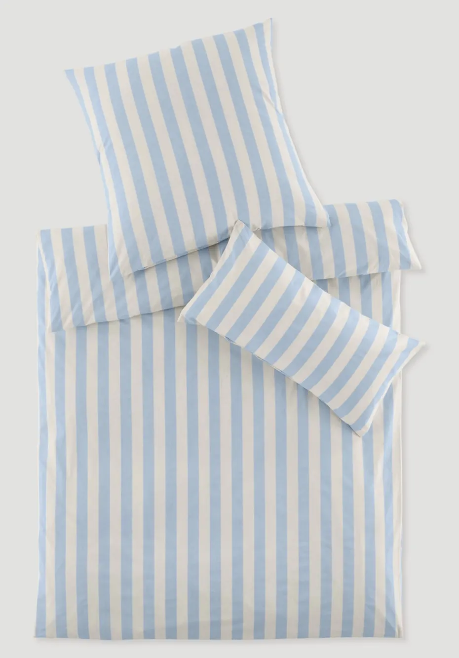 hessnatur Renforcé Bettwäsche-Set CANNES aus reiner Bio-Baumwolle von himmelblau Discount