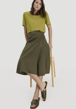 hessnatur Rock Midi Regular aus reinem Leinen von goldoliv Clearance