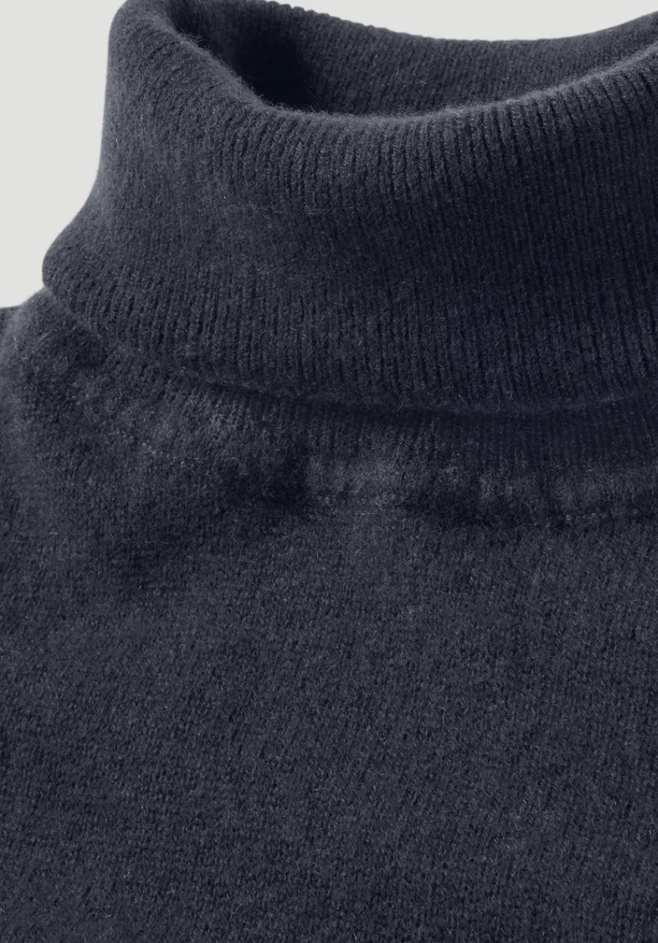 hessnatur Rollkragen Pullover Relaxed BETTER RECYCLING aus reinem Cashmere von marine Discount