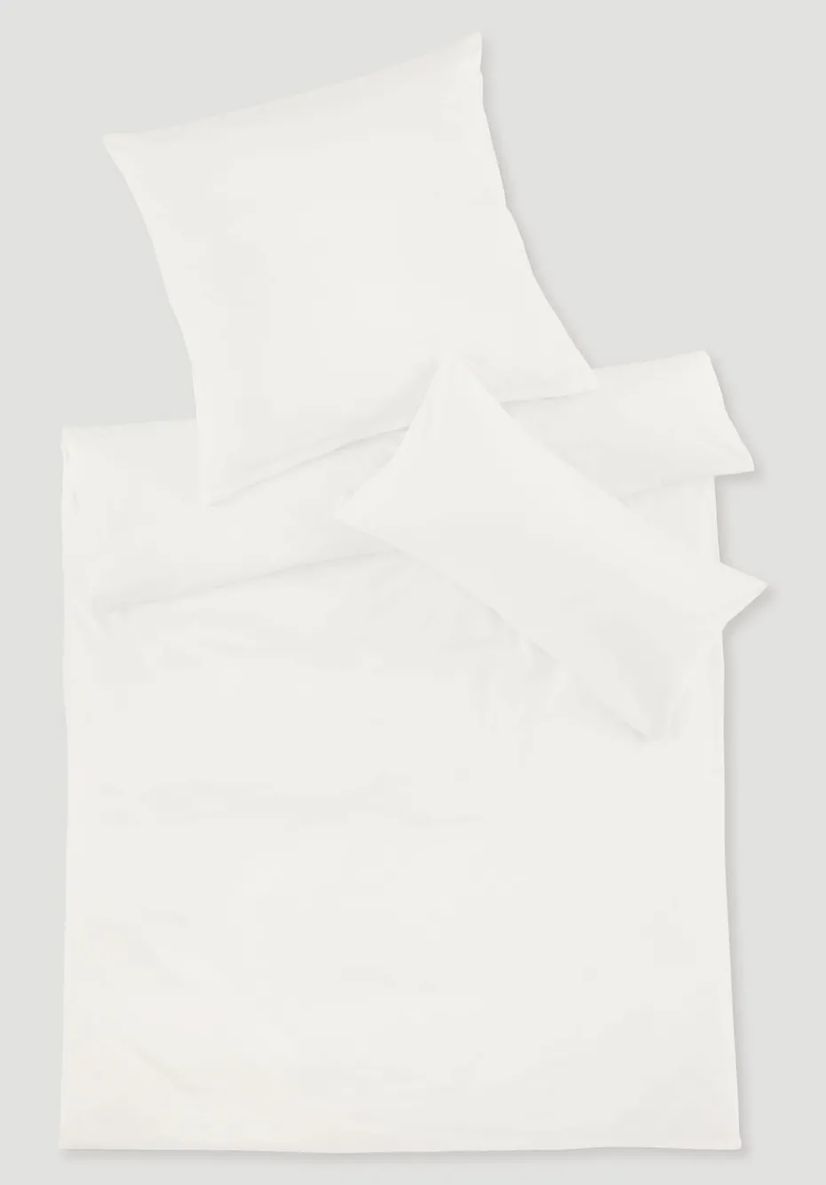 hessnatur Satin Bettwäsche-Set aus reiner Bio-Baumwolle von naturweiss New