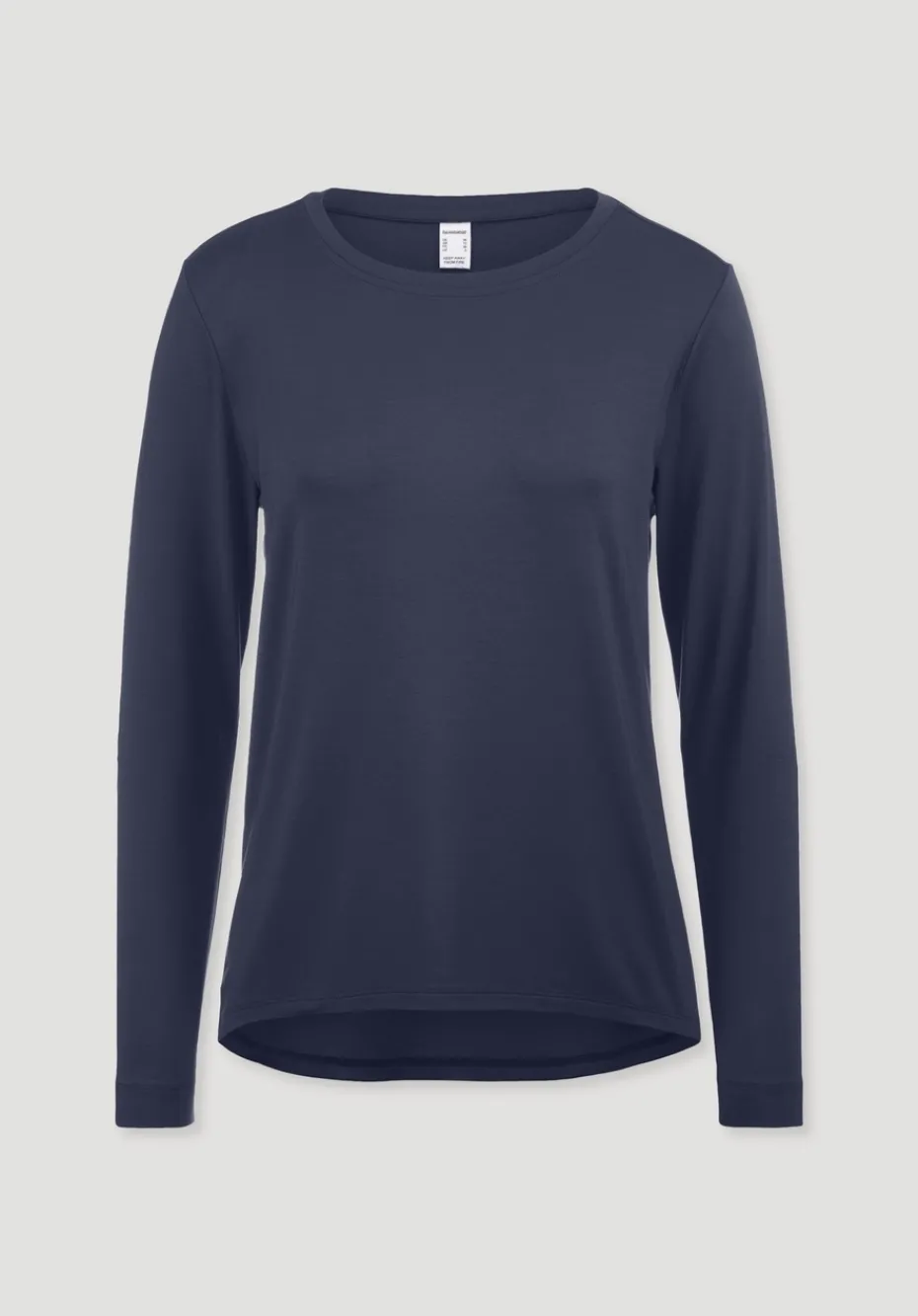 hessnatur Schlaf Longsleeve PURE FLOW aus TENCEL™ Modal von dunkelblau Clearance