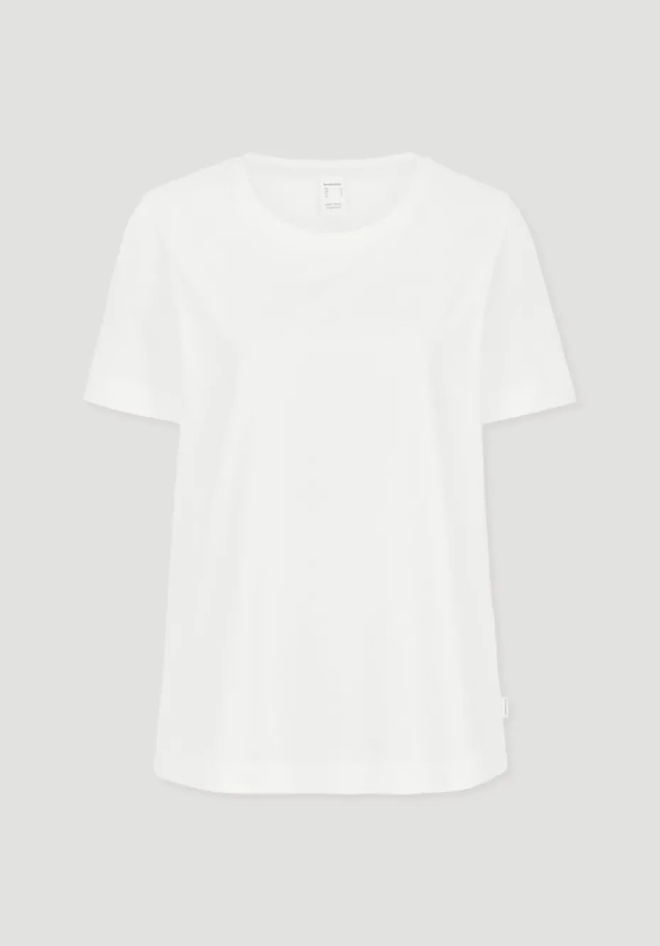 hessnatur Schlaf T-Shirt PURE COTTON aus reiner Bio-Baumwolle von naturweiss Outlet