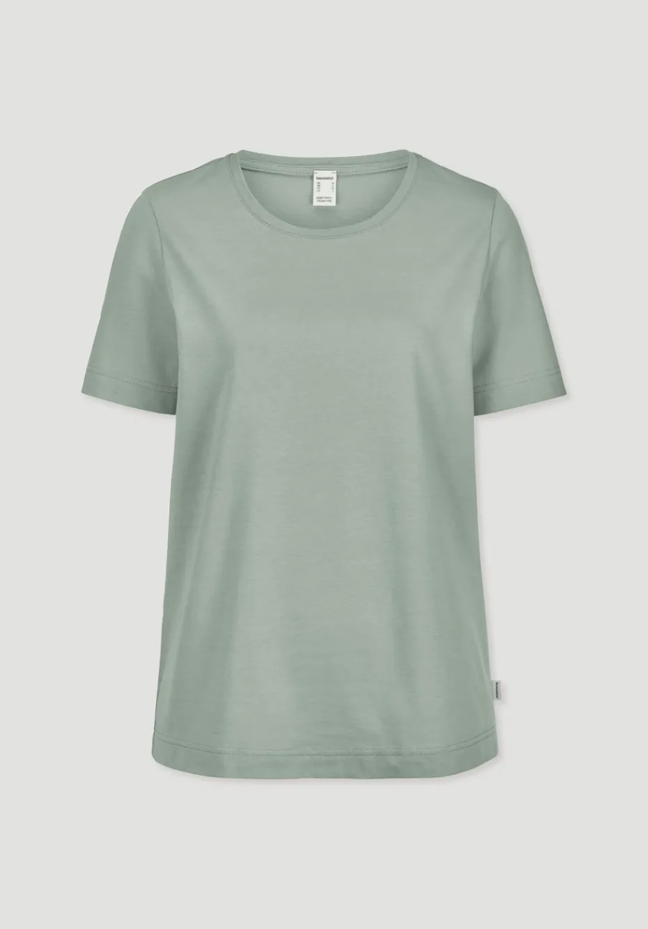 hessnatur Schlaf T-Shirt PURE COTTON aus reiner Bio-Baumwolle von mattgrün Sale