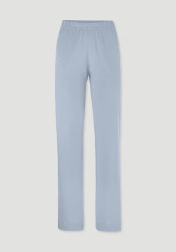 hessnatur Schlafhose PURE COTTON aus reiner Bio-Baumwolle von nordisch blau Discount