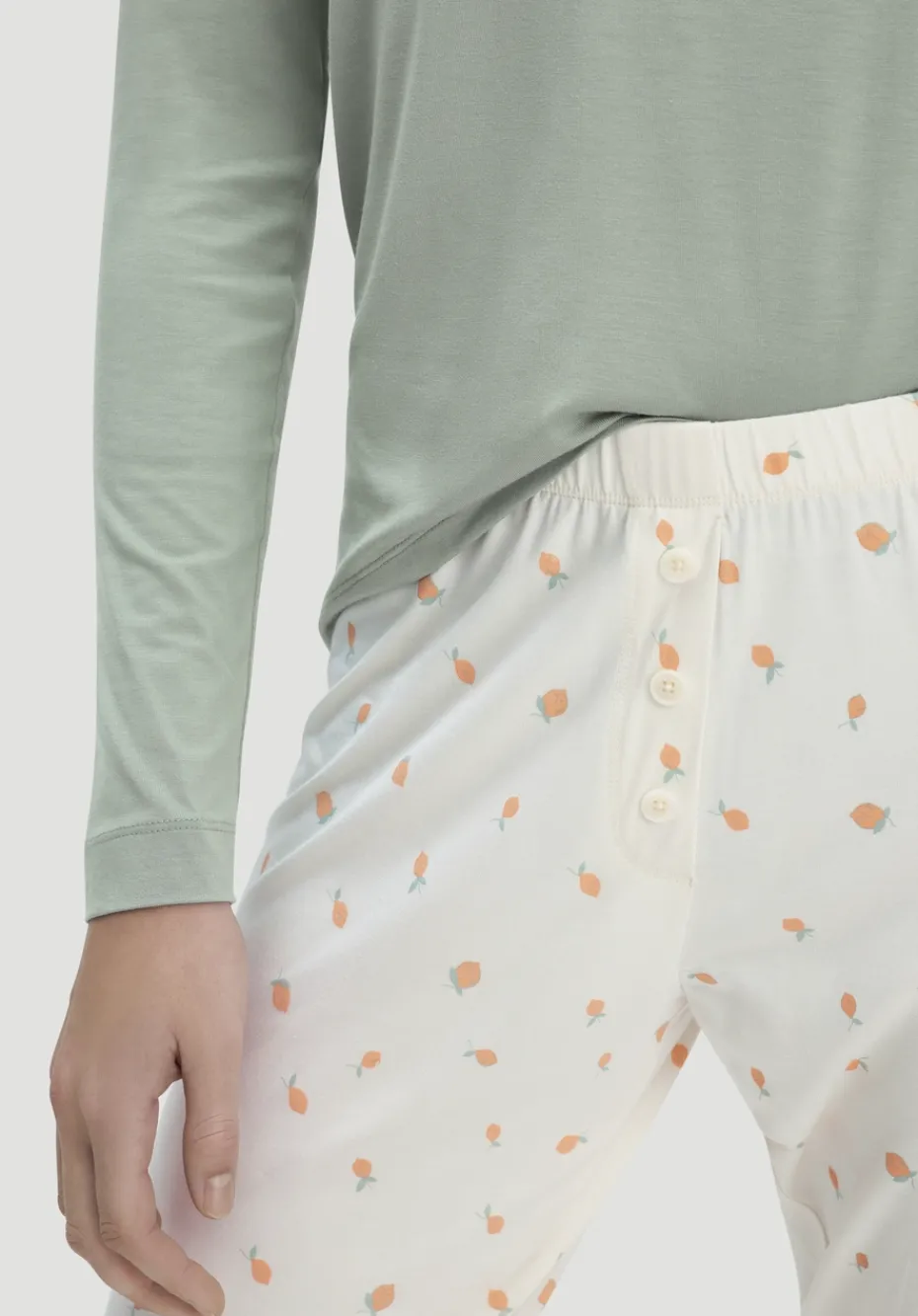 hessnatur Schlafhose PURE FLOW aus TENCEL™ Modal von sonnenapricot New