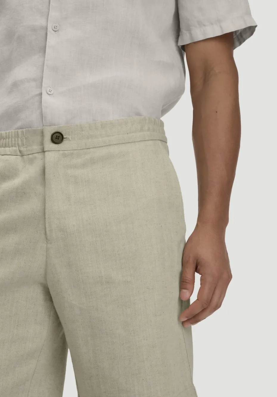 hessnatur Shorts ENEA Relaxed aus Bio-Baumwolle mit Leinen von natur Discount