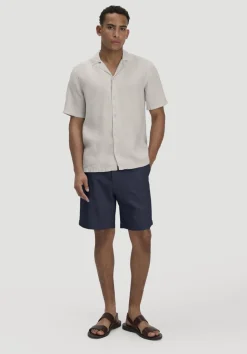 hessnatur Shorts ENEA Relaxed aus Bio-Baumwolle mit Leinen von marine Sale