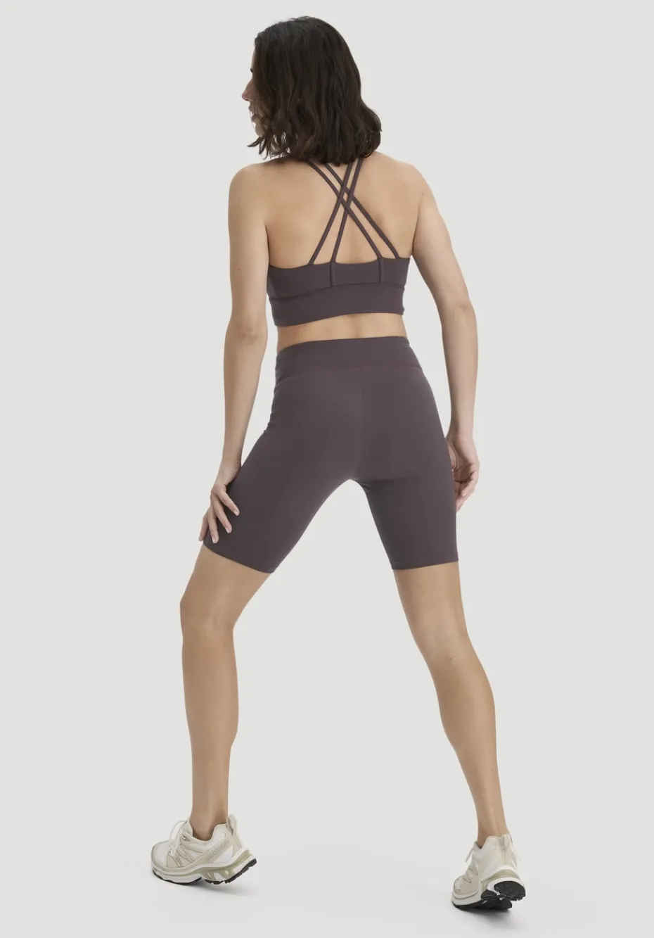 hessnatur Shorts Fitted ACTIVE LIGHT aus Bio-Baumwolle von mauvebraun Outlet
