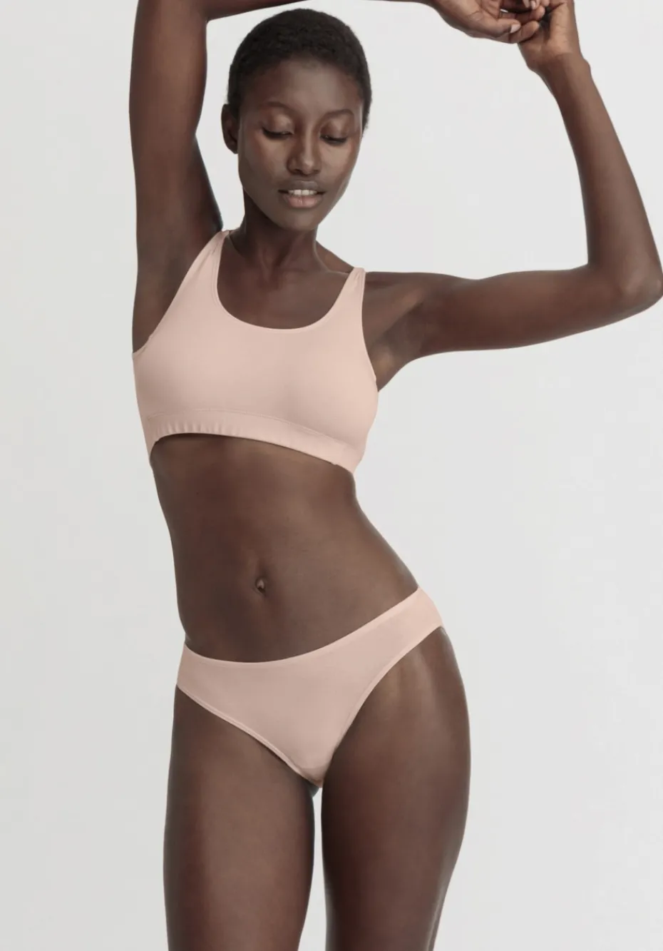 hessnatur Slip Regular Cut COTTON FEEL aus Bio-Baumwolle von puder