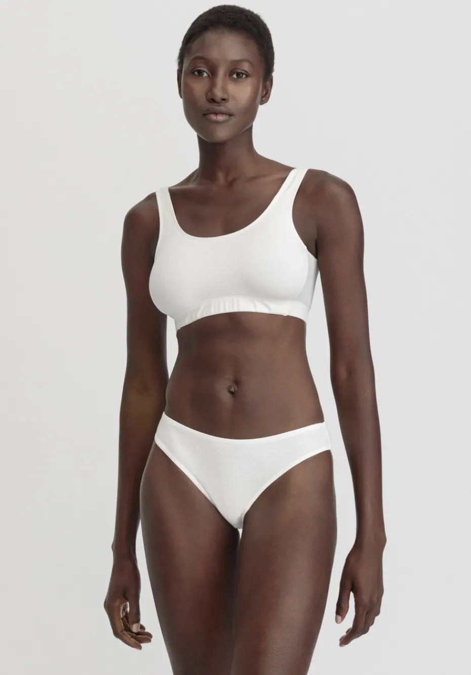 hessnatur Slip Regular Cut COTTON FEEL aus Bio-Baumwolle von naturweiss
