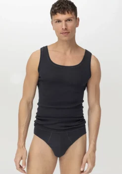 hessnatur Slip Regular Cut im 2er-Pack PURE NATURE aus reiner Bio-Baumwolle von schwarz Online