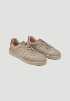 hessnatur Sneaker aus Nappa- und Nubukleder von camel Sale