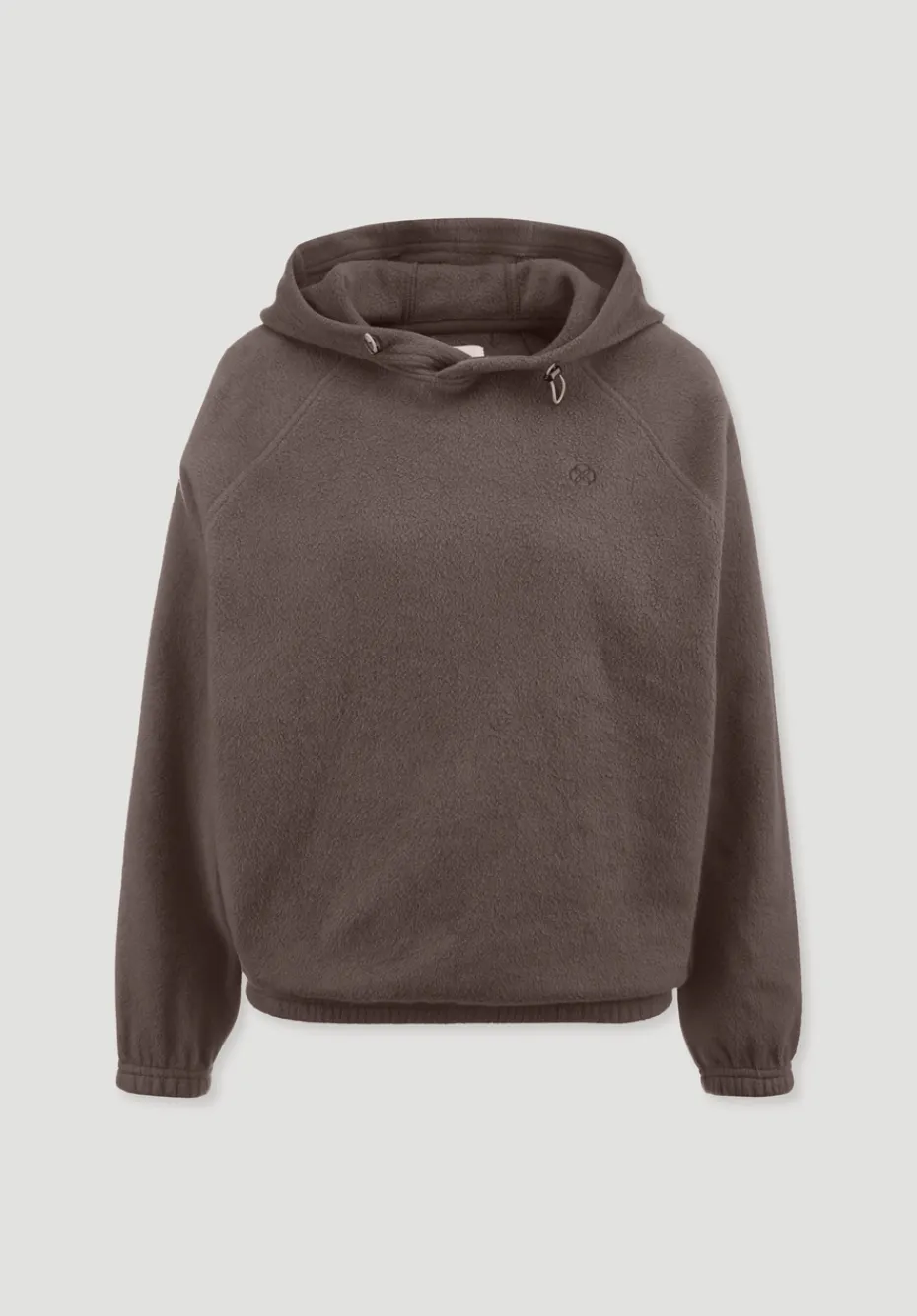 hessnatur Softfleece Hoodie Oversize ACTIVE COMFORT aus reiner Bio-Baumwolle von dunkles mauve New