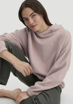 hessnatur Softfleece Hoodie Oversize ACTIVE COMFORT aus reiner Bio-Baumwolle von helles mauve Best