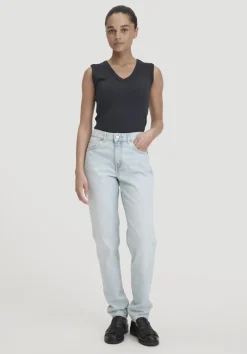 hessnatur Softrib Top Fitted aus Bio-Baumwolle und TENCEL™ Modal von schwarz Discount
