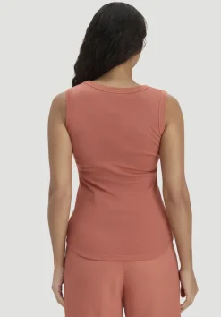 hessnatur Softrib Top Fitted aus Bio-Baumwolle und TENCEL™ Modal von pfirsichrot Online