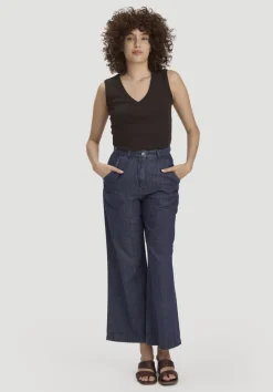 hessnatur Softrib Top Fitted aus Bio-Baumwolle und TENCEL™ Modal von kakao braun Sale