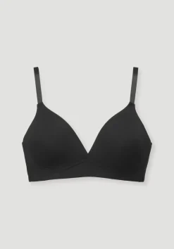 hessnatur Spacer BH bügellos PURE SENSE aus TENCEL™ Modal von schwarz