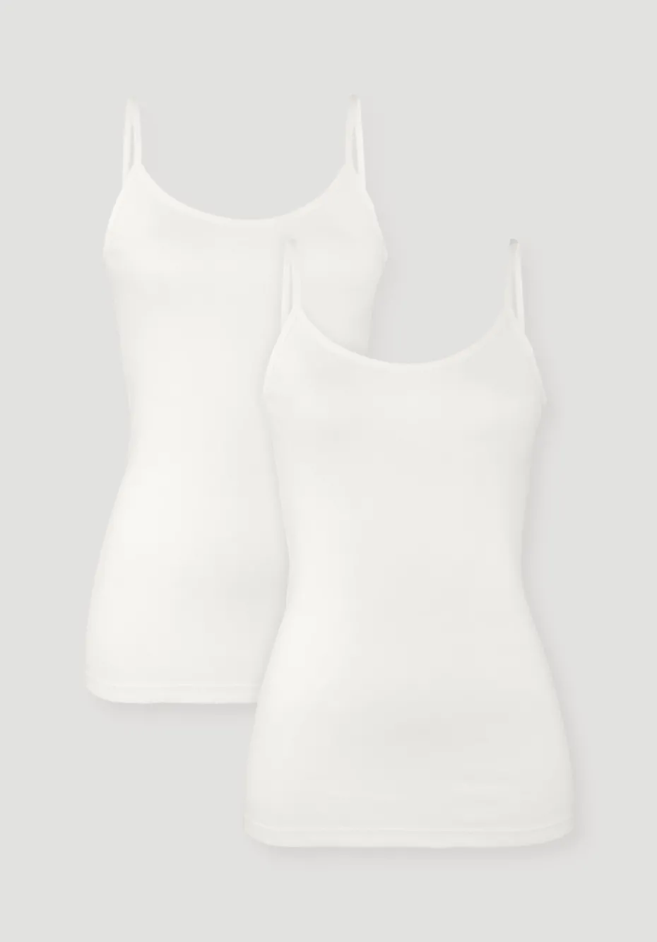 hessnatur Spaghetti-Top im 2er-Pack PURE COTTON aus reiner Bio-Baumwolle von naturweiss Online