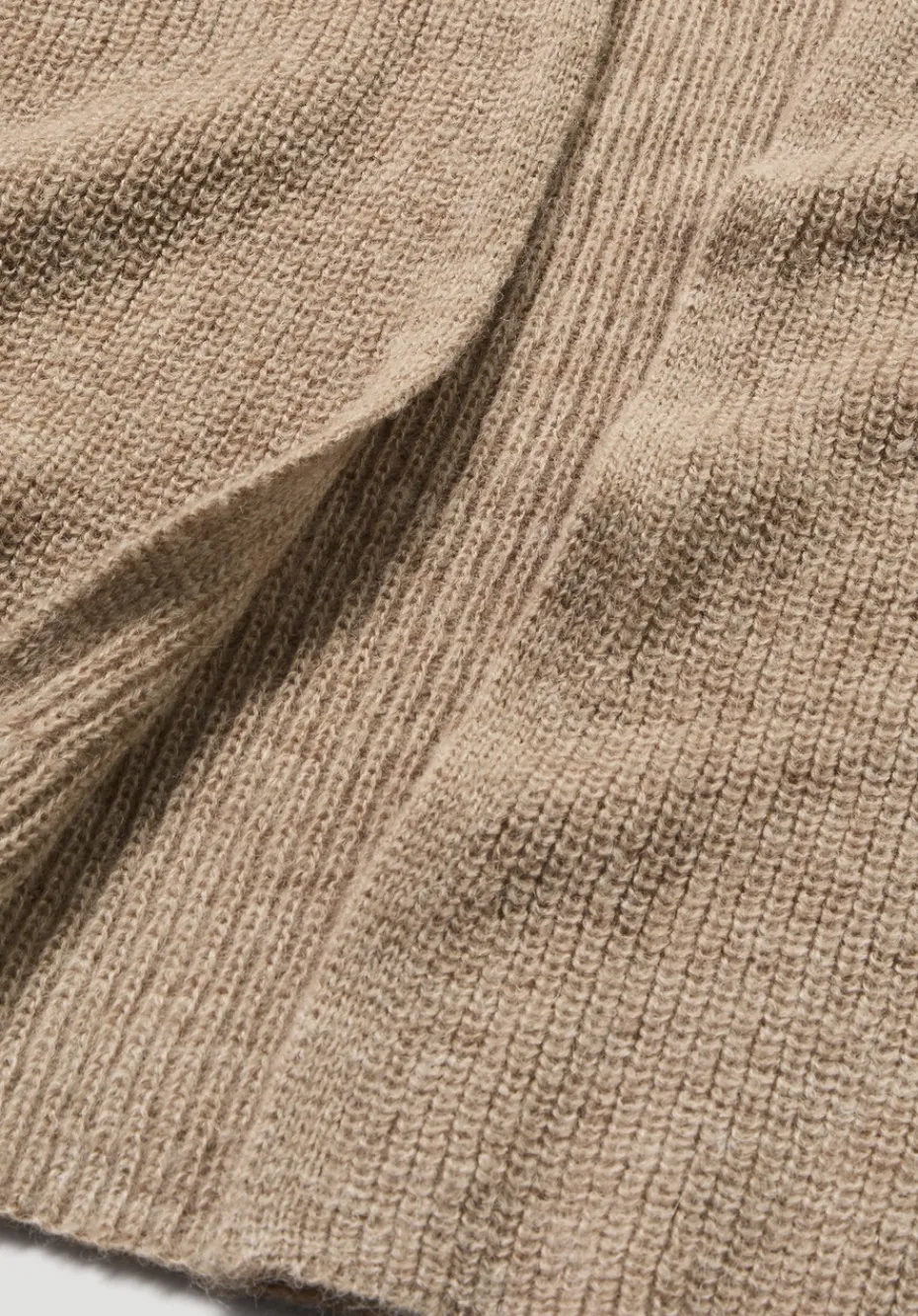 hessnatur Strick Jacke Oversize aus reinem Alpaka von mandelbraun Online