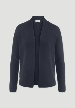hessnatur Strick Jacke Regular aus reiner Bio-Baumwolle von marine Hot