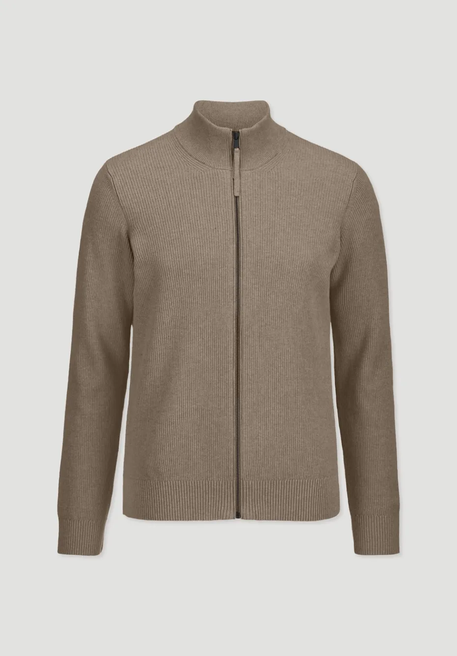hessnatur Strick Jacke Regular aus reiner Bio-Baumwolle von lehm Clearance