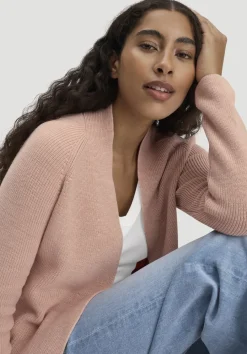 hessnatur Strick Jacke Regular aus reiner Bio-Baumwolle von rosé Best